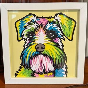 3D Dog Shadowbox